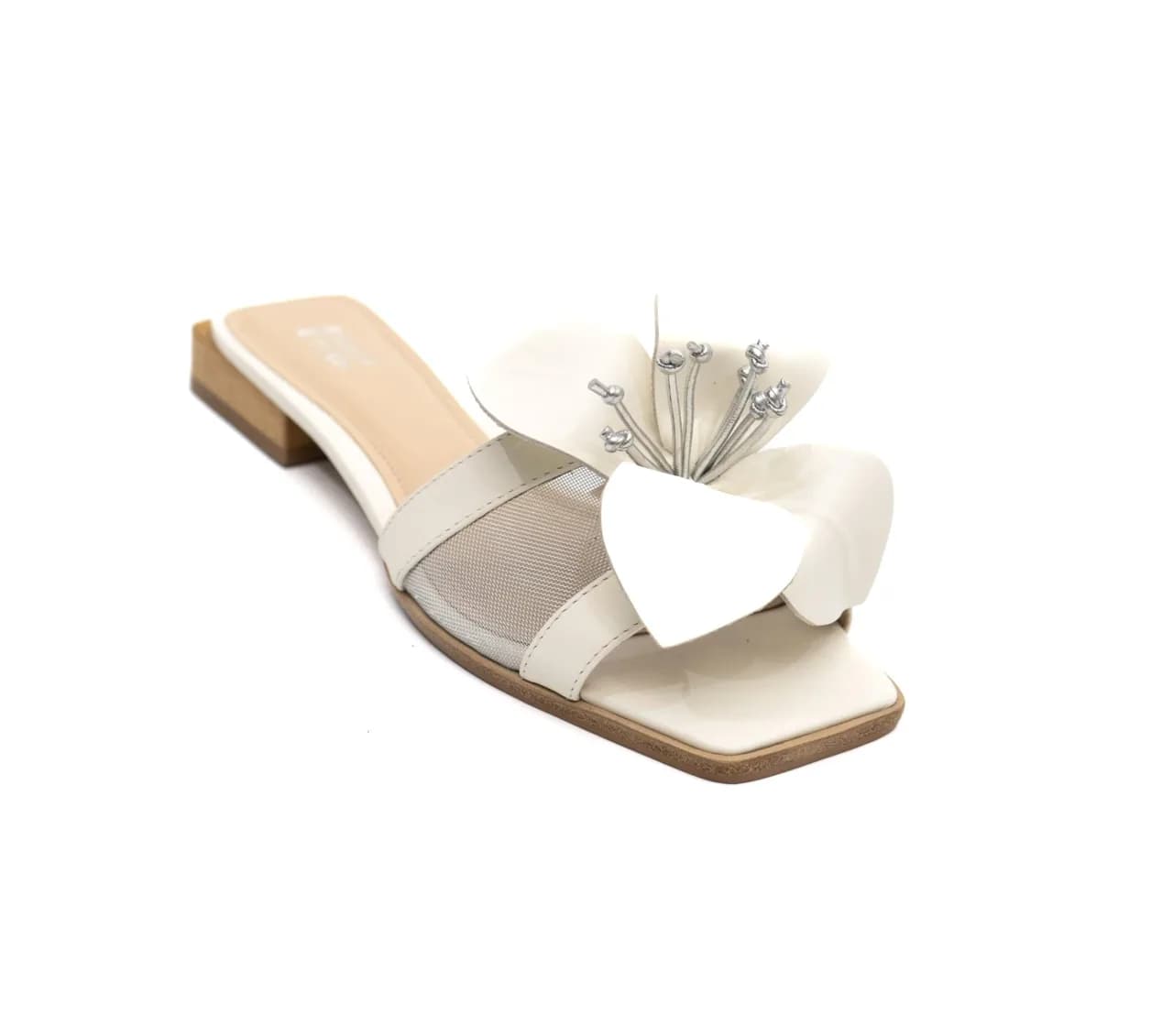 Blossom in Beige Leather, product view