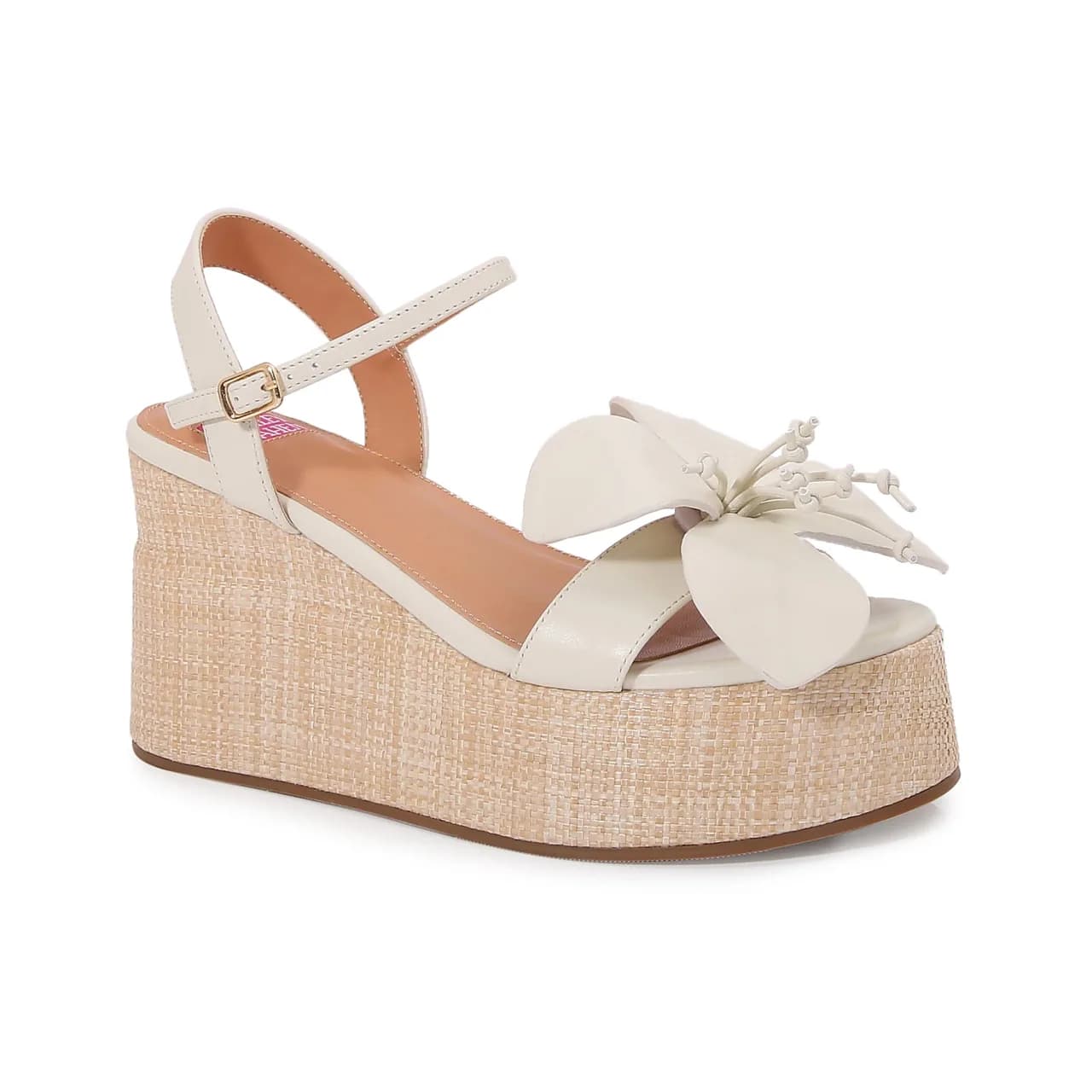 Tulip in Beige Leather, product view