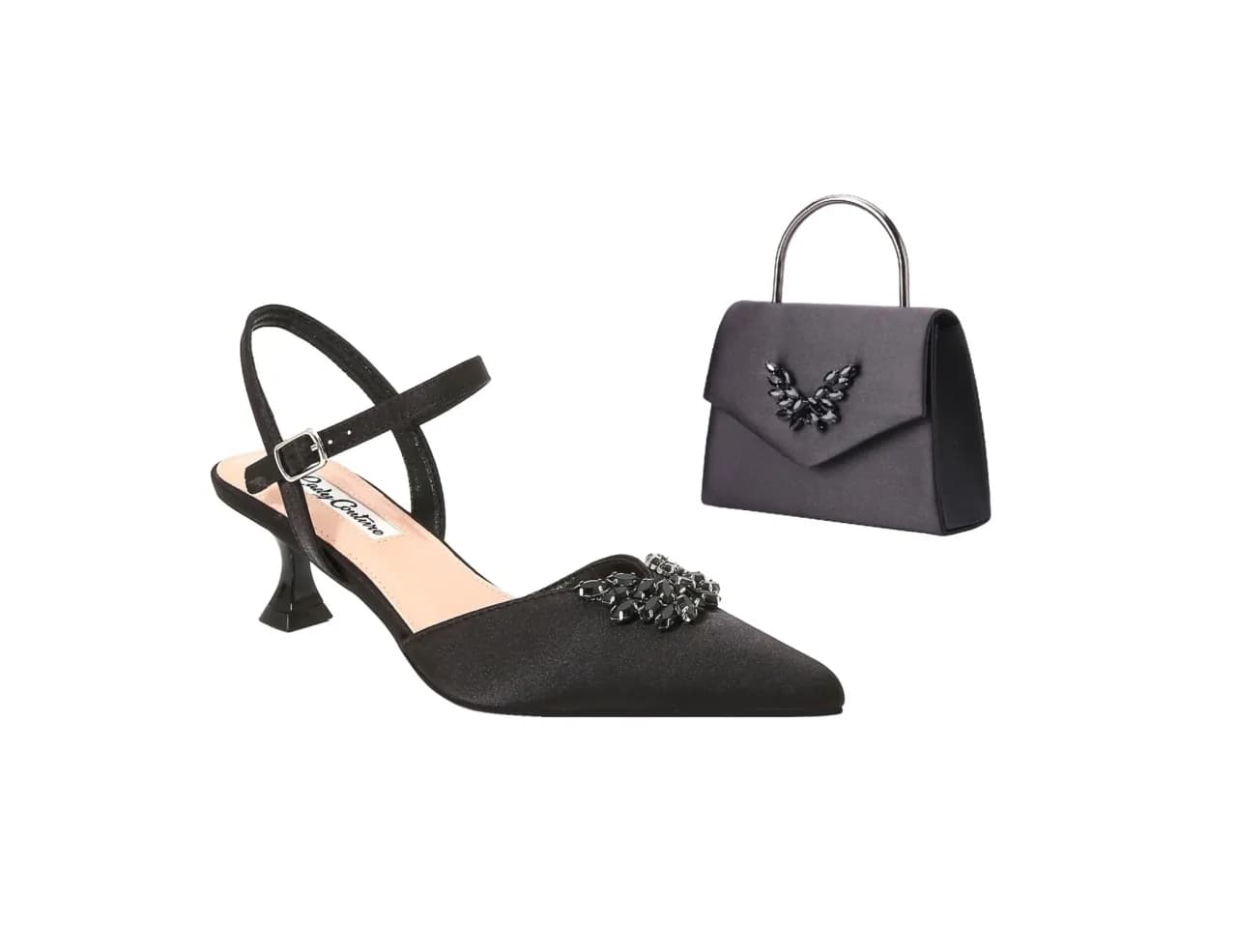 Classy Matching Set in Black, product view