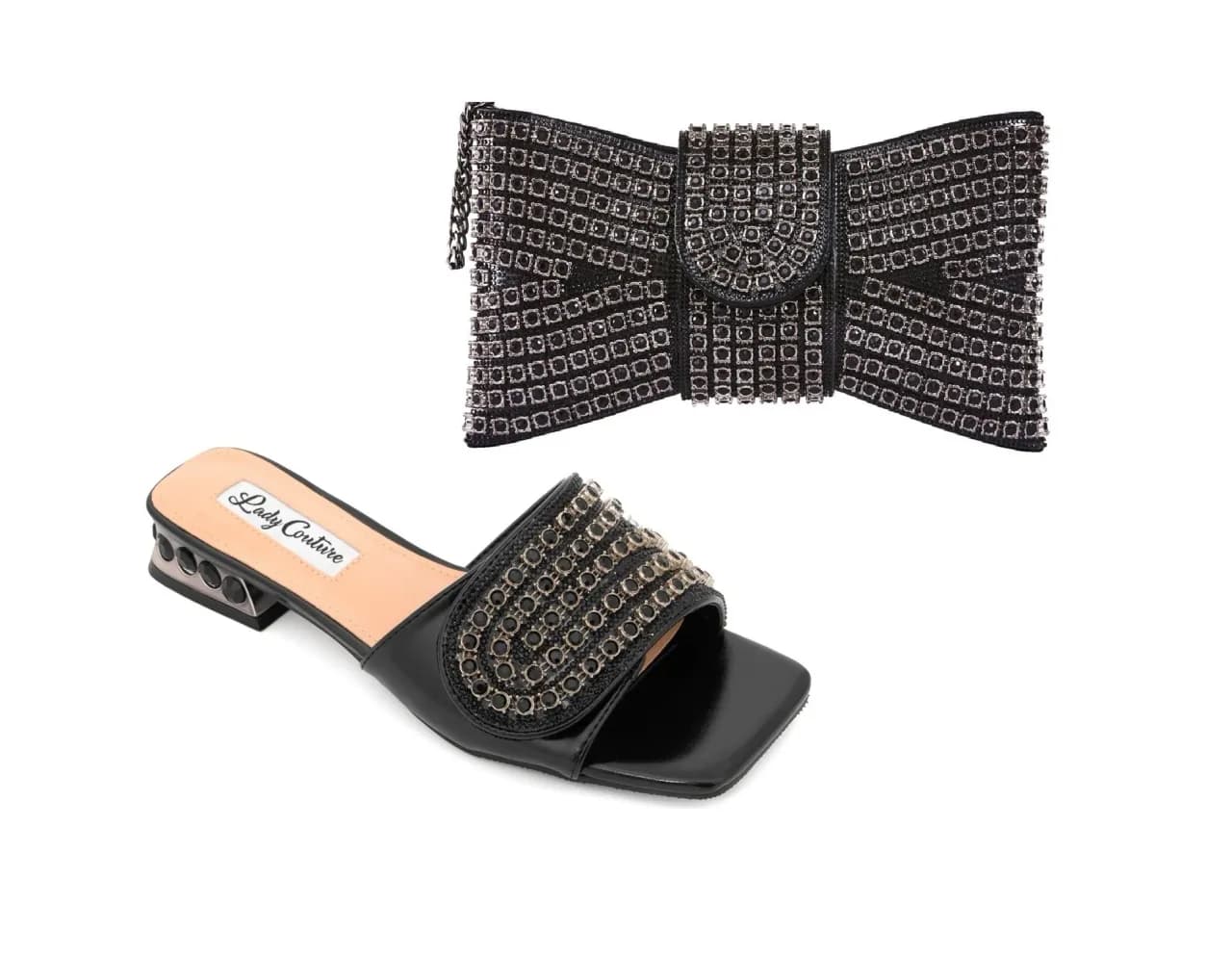 Ivy Matching Set in Black, product view