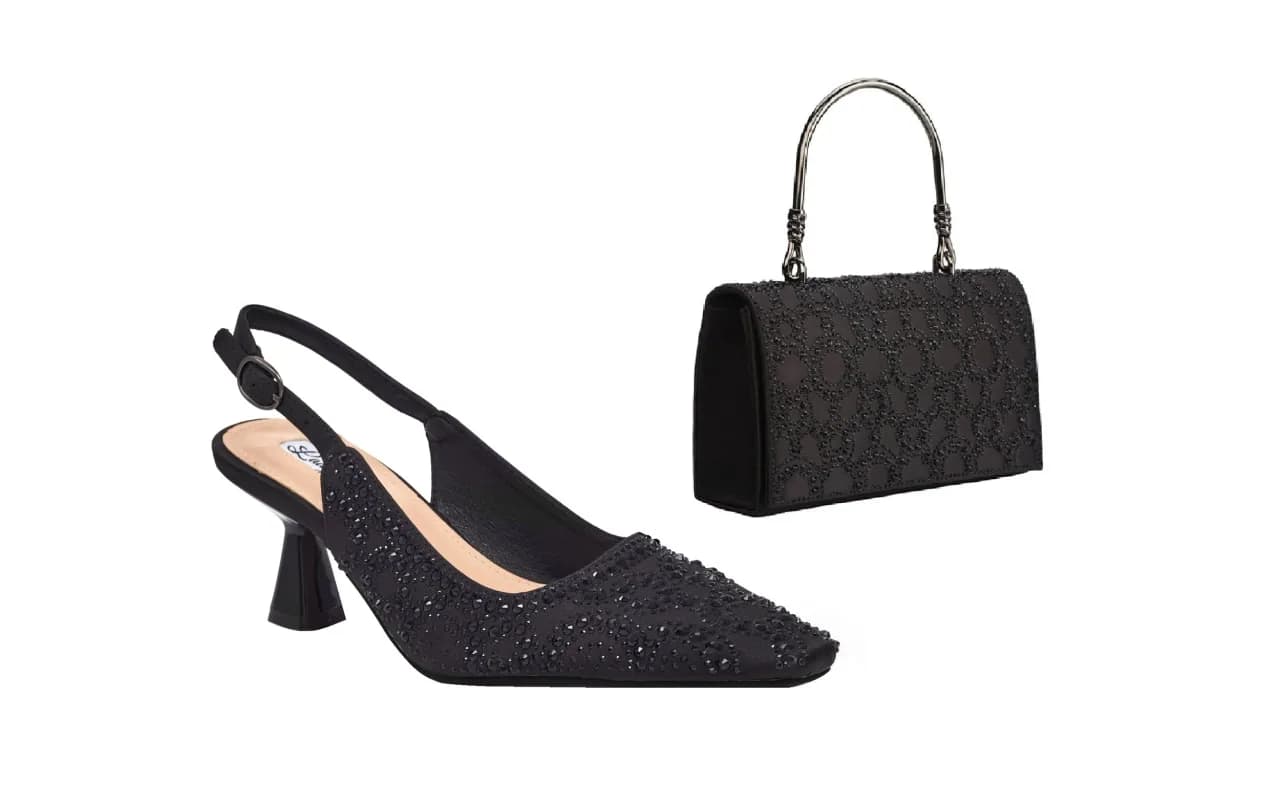 Lucy Matching Set in Black, product view