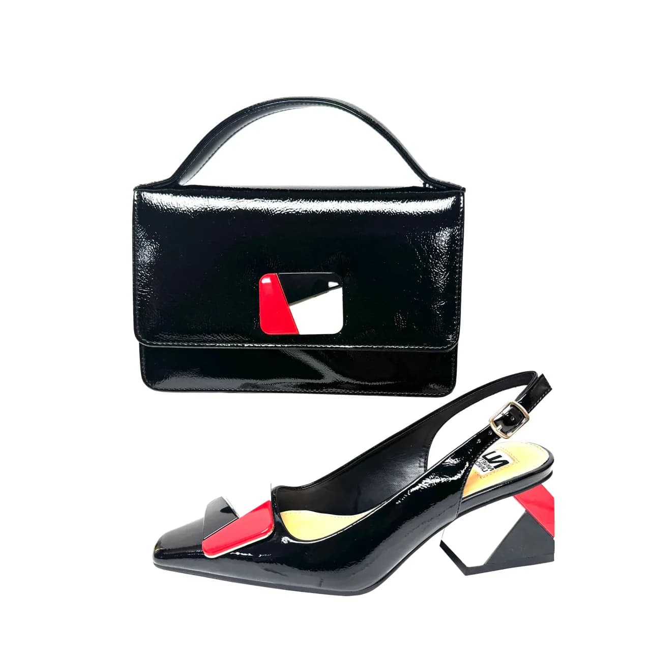 Sally Matching Set in Black, product view