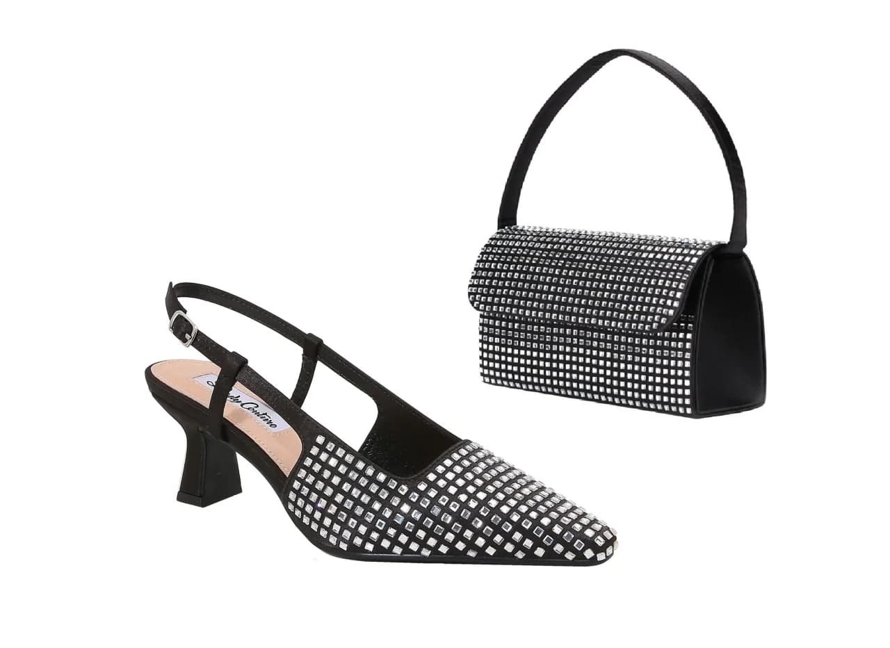 Shana Matching Set in Black, product view